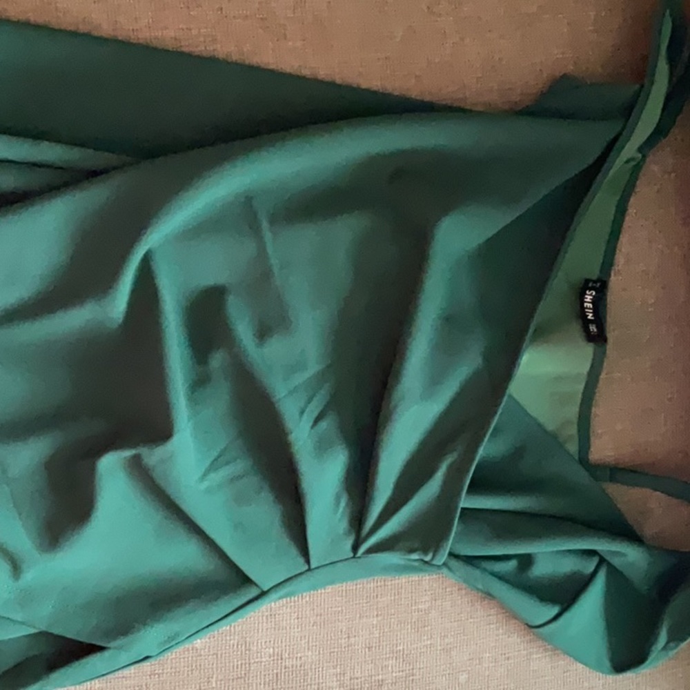 Dark green dress